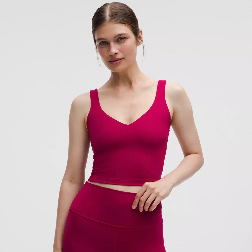 Lululemon Align tank A/B cup in Berry Rumble